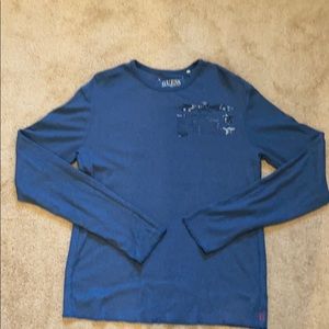 Guess Jeans men’s Crew T-shirt SZ L long sleeve